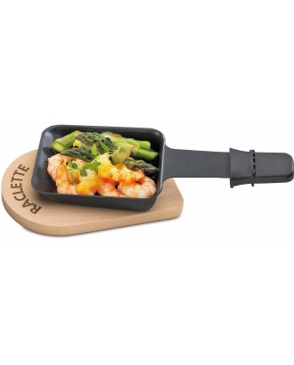 Set 4 suporturi din lemn pentru servire raclette, lemn de fag - KUCHENPROFI